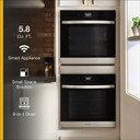 Whirlpool® 5.8 Cu. Ft. 24 Inch Double Wall Oven with Convection WOD52ES4MZ
