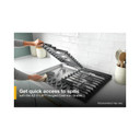 Whirlpool® 36-inch Gas Cooktop with 2-in-1 Hinged Grate to Griddle WCGK7536PS