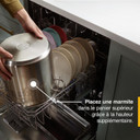 Whirlpool® 24” Stainless Steel Dishwasher with AI Intelligent Wash and Tall Top Rack WDT740SALZ