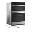 Whirlpool® 5.7 Cu. Ft. Wall Oven Microwave Combo with Air Fry WOEC7027PZ