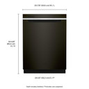 Whirlpool® 24” Stainless Steel Dishwasher with AI Intelligent Wash - 47 dBA WDTA50SAKV
