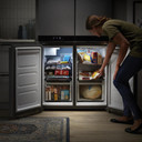 Whirlpool® 36-inch Wide Counter Depth 4 Door Refrigerator - 19.4 cu. ft. WRQA59CNKZ