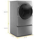 Whirlpool® 15.5" (39.4 cm) Pedestal for Front Load Washer and Dryer with Storage WFP2715HC
