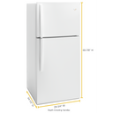 Whirlpool® 30-inch Wide Top Freezer Refrigerator - 19 Cu. Ft. WRT519SZDW