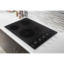 Whirlpool® 30-inch Electric Ceramic Glass Cooktop with Dual Radiant Element WCE55US0HB