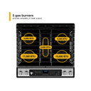 5.8 Cu. Ft. Whirlpool® Gas 7-in-1 Air Fry Oven WEG745H0LZ