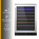 Whirlpool® 24" Undercounter Wine Center with Custom Temperature Control WUW35X24DS