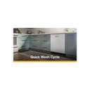 Whirlpool® Quiet Dishwasher with Boost Cycle and Pocket Handle WDP540HAMW