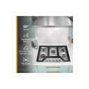 Whirlpool® 30" Curved Glass Wall Mount Range Hood WVW51UC0LS