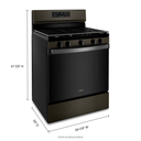 5.0 Cu. Ft. Whirlpool® Gas 5-in-1 Air Fry Oven WFG550S0LV