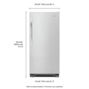 Whirlpool® 30-inch Wide SideKicks® All-Refrigerator with LED Lighting - 18 cu. ft. WSR57R18DM