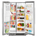 Maytag® 36-Inch Wide Side-by-Side Refrigerator with Exterior Ice and Water Dispenser - 25 Cu. Ft. MSS25C4MGZ