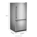 Maytag® 30-inch Bottom Freezer Refrigerator with Freezer Drawer MBR1957FEZ
