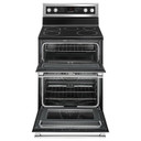 Maytag® 30-Inch Wide Double Oven Electric Range With True Convection - 6.7 Cu. Ft. YMET8800FZ Maytag® 30-Inch Wide Double Oven Electric Range With True Convection - 6.7 Cu. Ft. YMET8800FZ