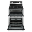 Maytag® 30-Inch Wide Double Oven Electric Range With True Convection - 6.7 Cu. Ft. YMET8800FZ