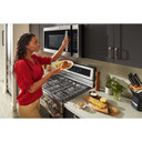 Kitchenaid® 30-Inch 5-Burner Gas Convection Range KFGG500ESS