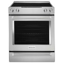 Kitchenaid® 30-Inch 5-Element Electric Convection Slide-In Range with Baking Drawer YKSEB900ESS