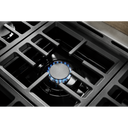 KitchenAid® 48'' Smart Commercial-Style Gas Range with Griddle KFGC558JBK