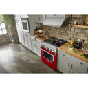 KitchenAid® 30'' Smart Commercial-Style Dual Fuel Range with 4 Burners KFDC500JPA KitchenAid® 30'' Smart Commercial-Style Dual Fuel Range with 4 Burners KFDC500JPA