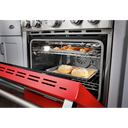 KitchenAid® 30'' Smart Commercial-Style Dual Fuel Range with 4 Burners KFDC500JPA