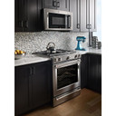 KitchenAid® 30-Inch 5-Burner Dual Fuel Convection  Front Control Range with Baking Drawer YKSDB900ESS