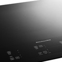 Kitchenaid® 36" Electric Cooktop with 5 Elements and Touch-Activated Controls KCES956KBL