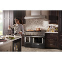Kitchenaid® 48'' 585 or 1170 CFM Motor Class Commercial-Style Wall-Mount Canopy Range Hood KVWC958KSS