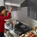 Kitchenaid® 36" 585 CFM Motor Class Commercial-Style Under-Cabinet Range Hood System KVUC606KSS
