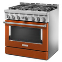 KitchenAid® 36'' Smart Commercial-Style Gas Range with 6 Burners KFGC506JSC KitchenAid® 36'' Smart Commercial-Style Gas Range with 6 Burners KFGC506JSC