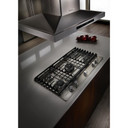 Kitchenaid® 36" Island-Mount, 3-Speed Canopy Hood KVIB606DSS
