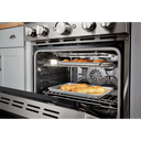 KitchenAid® 30'' Smart Commercial-Style Dual Fuel Range with 4 Burners KFDC500JSS