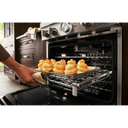 KitchenAid® 30'' Smart Commercial-Style Gas Range with 4 Burners KFGC500JSS