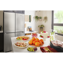 Kitchenaid® 19.4 cu. ft. 36-inch wide Counter-Depth 4-Door Refrigerator with PrintShield™ Finish KRQC506MPS