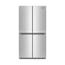 Kitchenaid® 19.4 cu. ft. 36-inch wide Counter-Depth 4-Door Refrigerator with PrintShield™ Finish KRQC506MPS