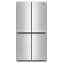 Kitchenaid® 19.4 cu. ft. 36-inch wide Counter-Depth 4-Door Refrigerator with PrintShield™ Finish KRQC506MPS