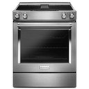 Kitchenaid® 30-Inch 4-Element Electric Downdraft Front Control Range KSEG950ESS