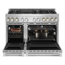 Jennair® 48" RISE™ Gas Professional-Style Range with Infrared Grill JGRP648HL