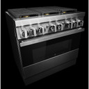 Jennair® 36" NOIR™ Dual-Fuel Professional-Style Range JDRP436HM Jennair® 36" NOIR™ Dual-Fuel Professional-Style Range JDRP436HM
