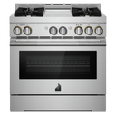 Jennair® 36 RISE™ Gas Professional-Style Range with Chrome-Infused Griddle JGRP536HL