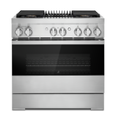 Jennair® NOIR™ 36 Dual-Fuel Professional Range with Gas Grill JDRP636HM