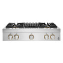 Jennair® 36" RISE™ Gas Professional-Style Rangetop with Gas Grill JGCP636HL