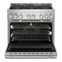 Jennair® 36" NOIR™ Gas Professional-Style Range JGRP436HM