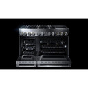 Jennair® 48" RISE™ Dual-Fuel Professional-Style Range with Chrome-Infused Griddle JDRP548HL