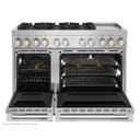 Jennair® 48" RISE™ Dual-Fuel Professional-Style Range with Chrome-Infused Griddle JDRP548HL