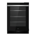 Jennair® 24 NOIR™ Under Counter Glass Door Refrigerator, Right Swing JUGFR242HM