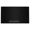 Jennair® 36" Oblivion Glass Radiant Cooktop with Halo-Effect Knobs JEC3536HB