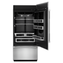 Jennair® 36” Panel-Ready Built-In Bottom-Freezer Refrigerator (Right-Hand Door Swing) JB36NXFXRE