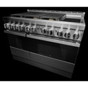 Jennair® 48" NOIR™ Gas Professional-Style Range with Chrome-Infused Griddle JGRP548HM