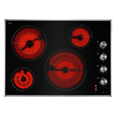 Jennair® Lustre Stainless 30 Electric Radiant Cooktop JEC3430HS