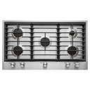 Jennair® Euro-Style 36" 5-Burner Gas Cooktop JGC3536GS Jennair® Euro-Style 36" 5-Burner Gas Cooktop JGC3536GS